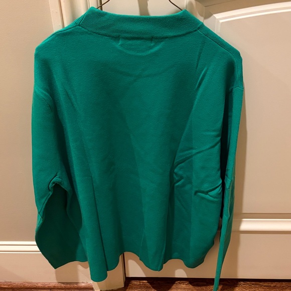 Mango Green Round-Neck Knitted Sweater/NWT/1XL - Picture 15 of 15